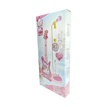 Juguetes Musicales Niños - Guitarra Disney Princess con Micrófono Rosa