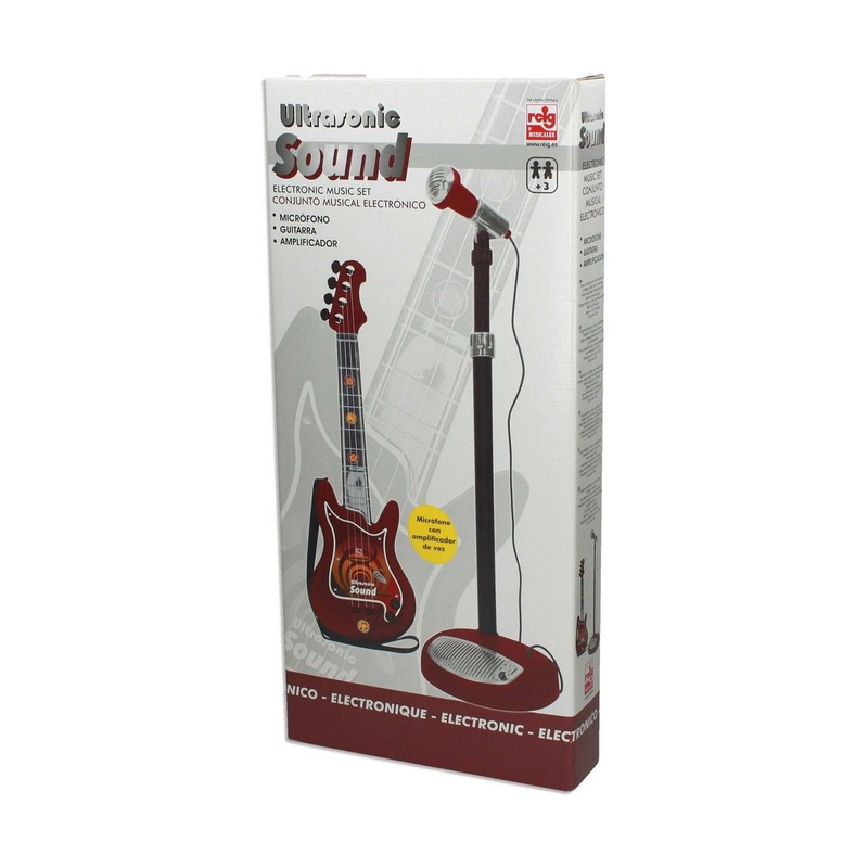 Juguetes Musicales Niños: Guitarra Infantil Reig con Micrófono