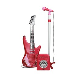 Juguetes Musicales Niños: Guitarra Reig con Micrófono Rojo - Compra online en MegaJuguetes