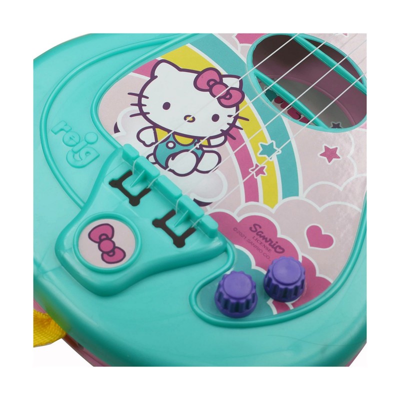 Juguetes Musicales Niños: Guitarra Hello Kitty con Micrófono