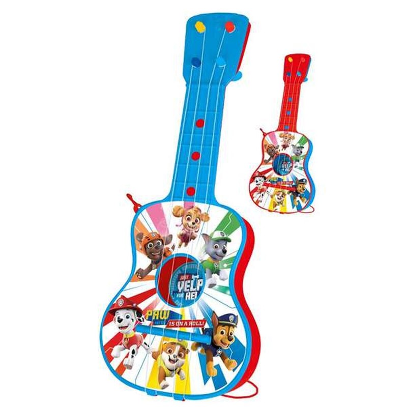 Juguetes Musicales Niños: Guitarra Patrulla Canina 4 Cuerdas - Compra online en MegaJuguetes
