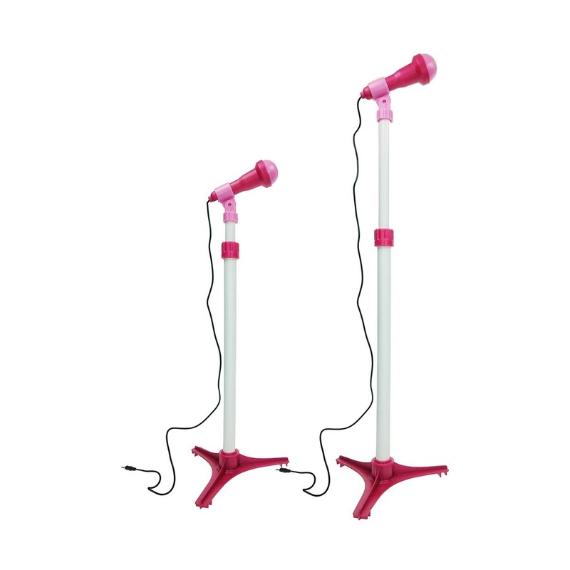 Juguetes Musicales Niños: Guitarra Reig con Micrófono Rosa