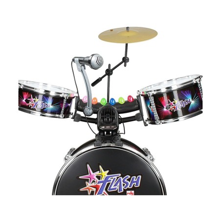 Juguetes Musicales Niños: Batería Reig Flash Infantil Plástico