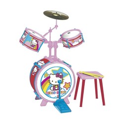 Juguetes musicales niños: Batería Hello Kitty de Plástico - Compra online en MegaJuguetes 2
