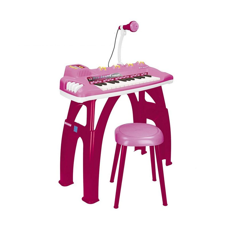 Juguetes Musicales Niños Reig Piano Educativo Rosa - Compra online en MegaJuguetes