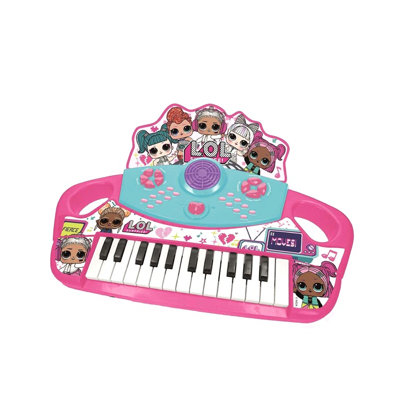Juguetes Musicales Niños: Piano Educativo Aprendizaje LOL Surprise! 24 Teclas - Compra online en MegaJuguetes