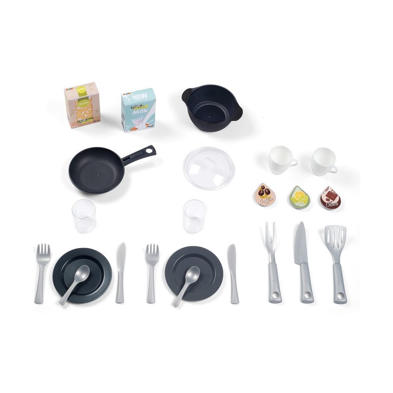 Juego Simbólico Niños Cocina Smoby Bon Appetit Beige Azul