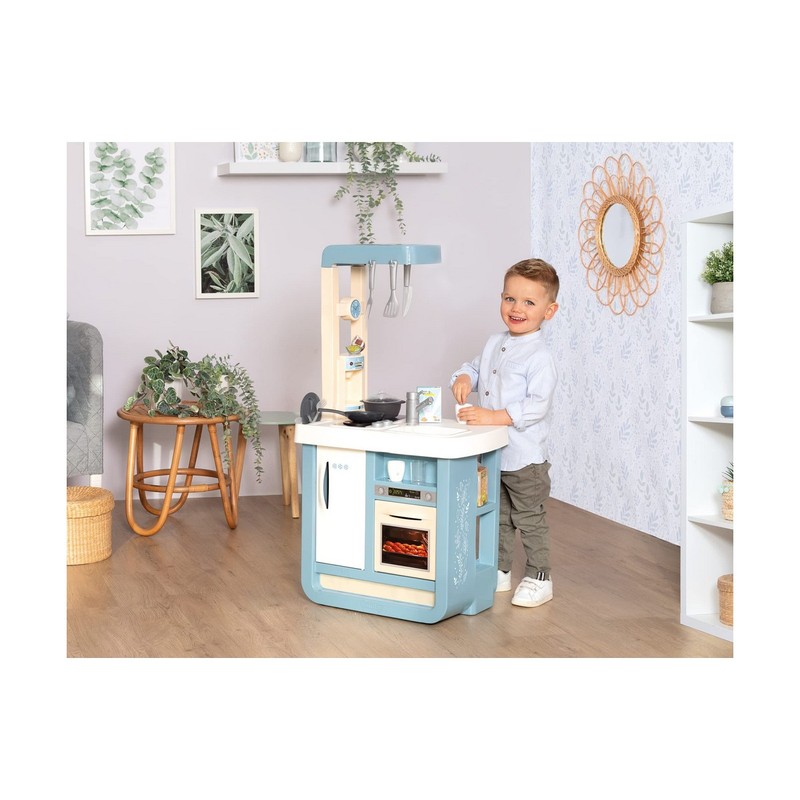 Juego Simbólico Niños Cocina Smoby Bon Appetit Beige Azul