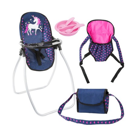 Muñecas Niñas Accesorios Reig 9 en 1 Rosa Azul Marino - Compra online en MegaJuguetes