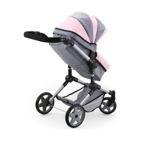 Muñecas Niñas: Carrito Reig Pram Neo Pro Gris 57 cm