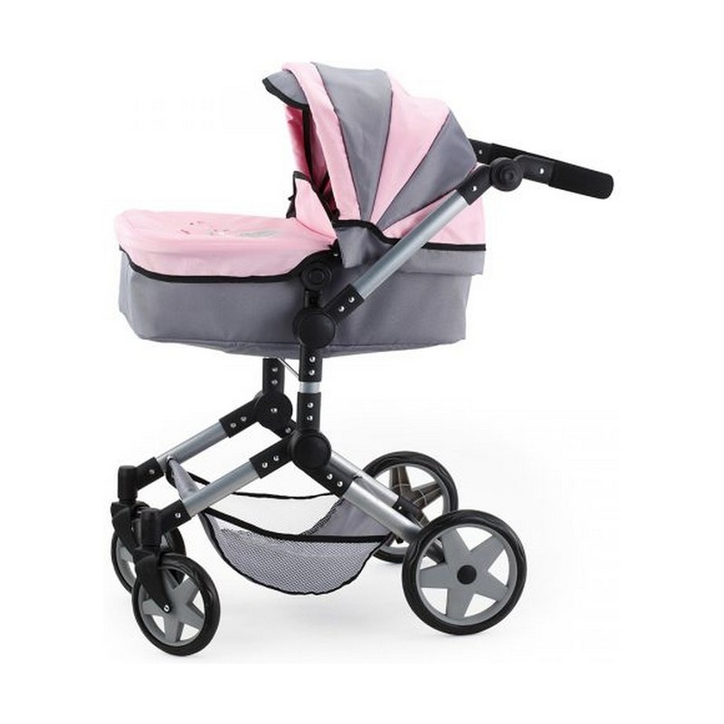 Muñecas Niñas: Carrito Reig Pram Neo Pro Gris 57 cm