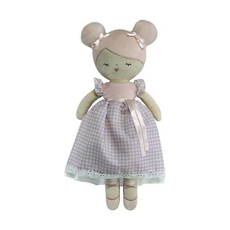Muñecas Niñas Decuevas Niza: Muñeca de Trapo con Cuna Convertible
