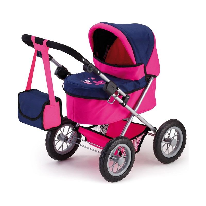 Muñecas Niñas: Carrito Reig Trendy Classic Fucsia 45cm - Compra online en MegaJuguetes