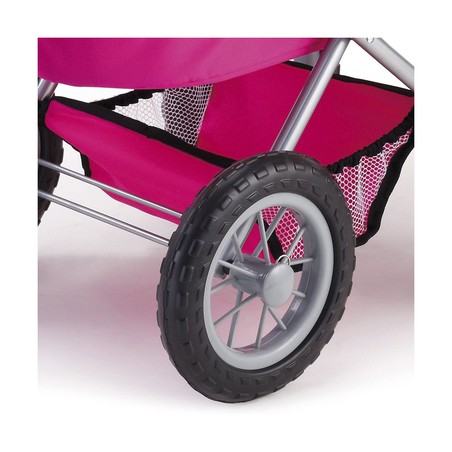 Muñecas Niñas: Carrito Reig Trendy Classic Fucsia 45cm