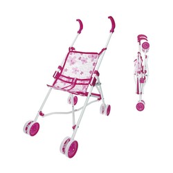 Carrito para Muñecas Niñas Plegable Rosa Reig - Compra online en MegaJuguetes