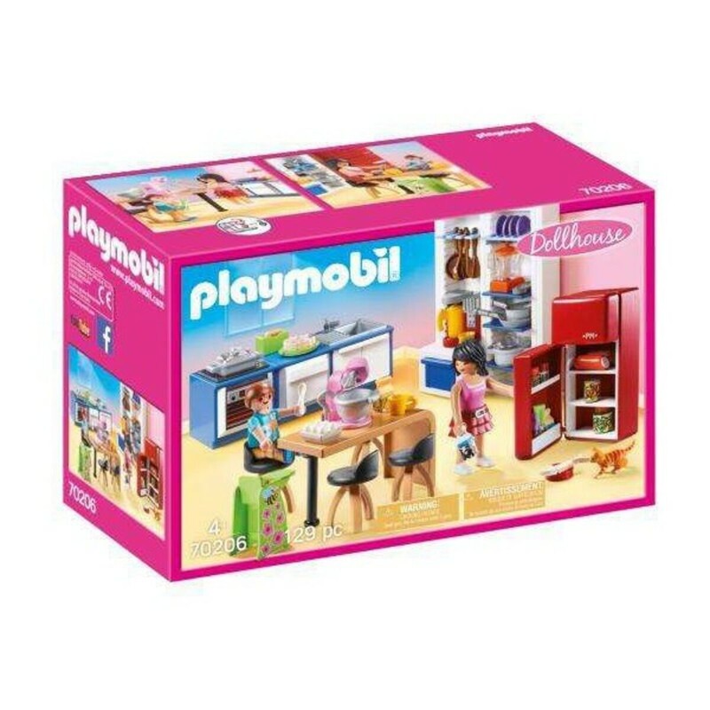 Figuras Acción Niños: Playset Cocina Playmobil 70206 - Compra online en MegaJuguetes