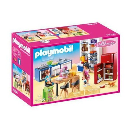 Figuras Acción Niños: Playset Cocina Playmobil 70206 - Compra online en MegaJuguetes