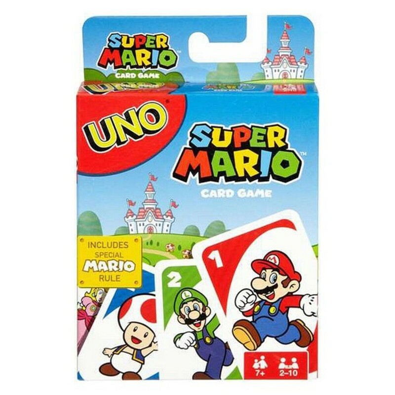 Juegos Mesa Niños: UNO Super Mario Mattel DRD00 - Compra online en MegaJuguetes