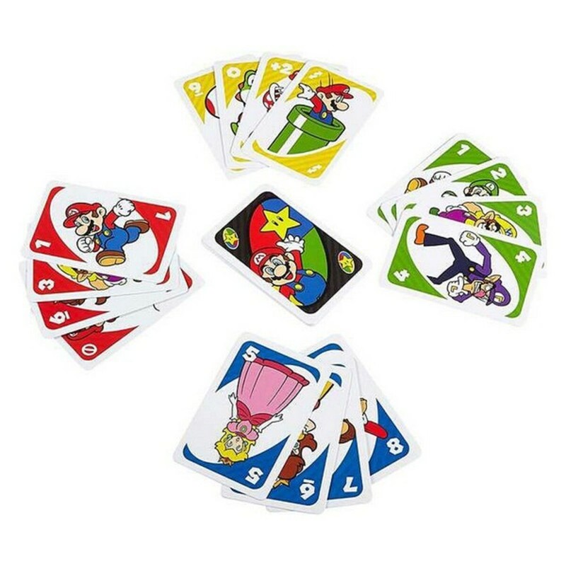 Juegos Mesa Niños: UNO Super Mario Mattel DRD00
