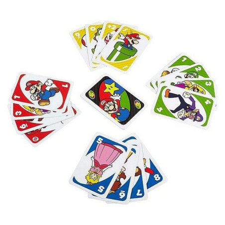 Juegos Mesa Niños: UNO Super Mario Mattel DRD00