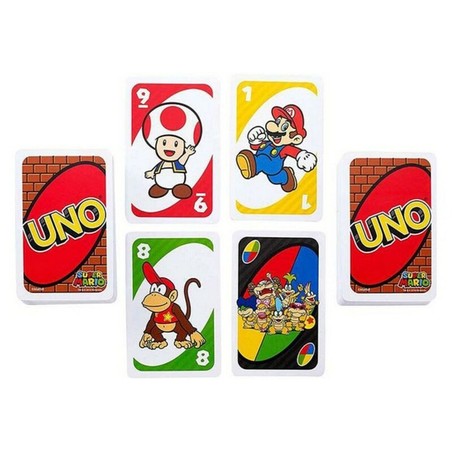 Juegos Mesa Niños: UNO Super Mario Mattel DRD00