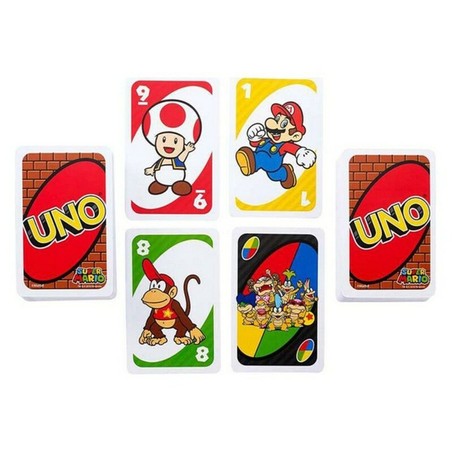 Juegos Mesa Niños: UNO Super Mario Mattel DRD00