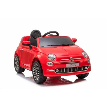 Juguetes Exterior Niños: Coche Eléctrico Injusa Fiat 500 Rojo RC - Compra online en MegaJuguetes