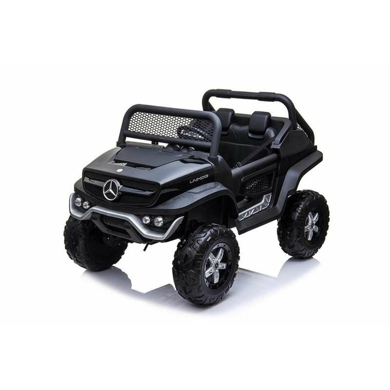 Coche Eléctrico Niños Injusa Mercedes Unimog Negro 12V - Compra online en MegaJuguetes