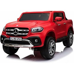 Juguetes Exterior Niños: Coche Eléctrico Injusa Mercedes Benz X Class Pick Up Rojo - Compra online en MegaJuguetes