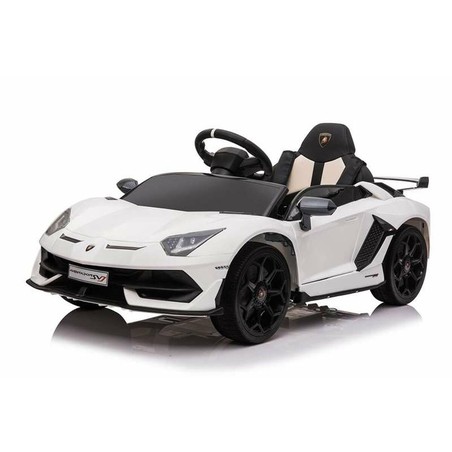 Juguetes Exterior Niños: Coche Eléctrico Injusa Aventador Svj Blanco - Compra online en MegaJuguetes