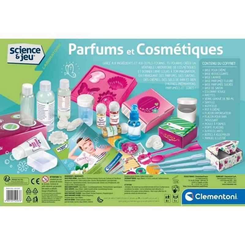 Juguetes Ciencia Niños: Kit Clementoni Perfumes y Cosméticos