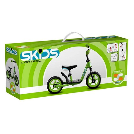Juguetes Exterior Niños: Bicicleta Skids Control Verde con Reposapiés