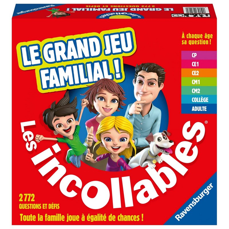 Juegos Mesa Niños Ravensburger Incollables Educativo - Compra online en MegaJuguetes