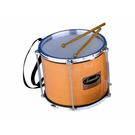 Juguetes Musicales Niños: Tambor Reig Metalizado con Baquetas - Compra online en MegaJuguetes