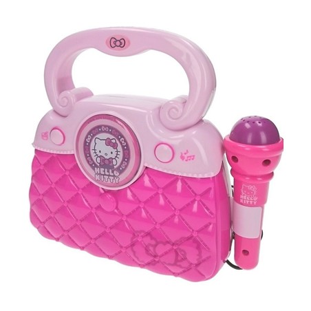 Juguetes Musicales Niños - Karaoke Hello Kitty Bolso Rosa