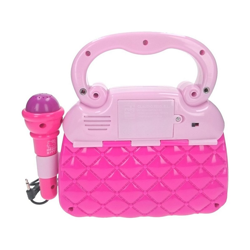 Juguetes Musicales Niños - Karaoke Hello Kitty Bolso Rosa