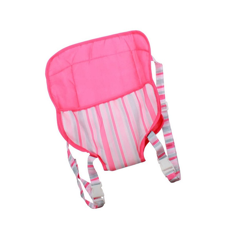 Muñecas Niñas: Mochila Portabebé Reig para Muñecas Rosa Rayas - Compra online en MegaJuguetes