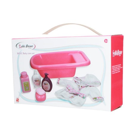 Accesorios para Muñecas Niñas Reig: Bañera y Albornoz