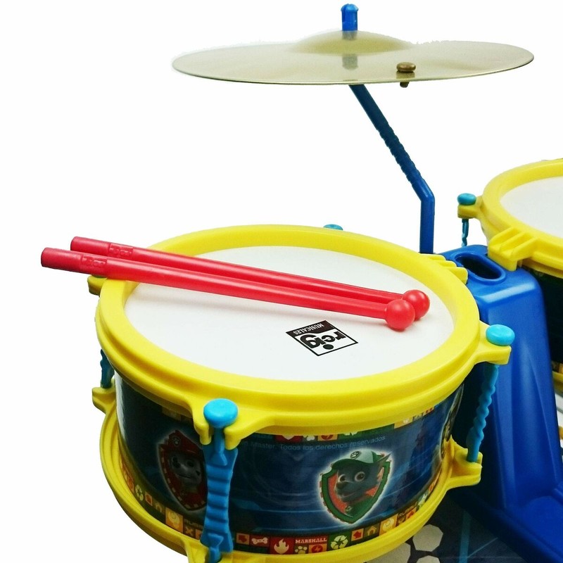 Juguetes Musicales Niños: Batería Paw Patrol de Plástico