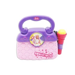 Juguetes Musicales Niños Karaoke Barbie Bolso Morado con Micrófono - Compra online en MegaJuguetes