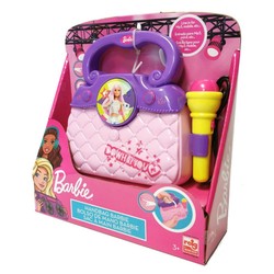 Juguetes Musicales Niños Karaoke Barbie Bolso Morado con Micrófono - Compra online en MegaJuguetes 2