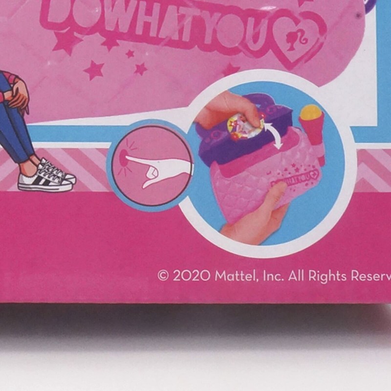 Juguetes Musicales Niños Karaoke Barbie Bolso Morado con Micrófono