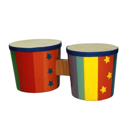 Juguetes Musicales Niños Reig: Tambor Bongo de Madera