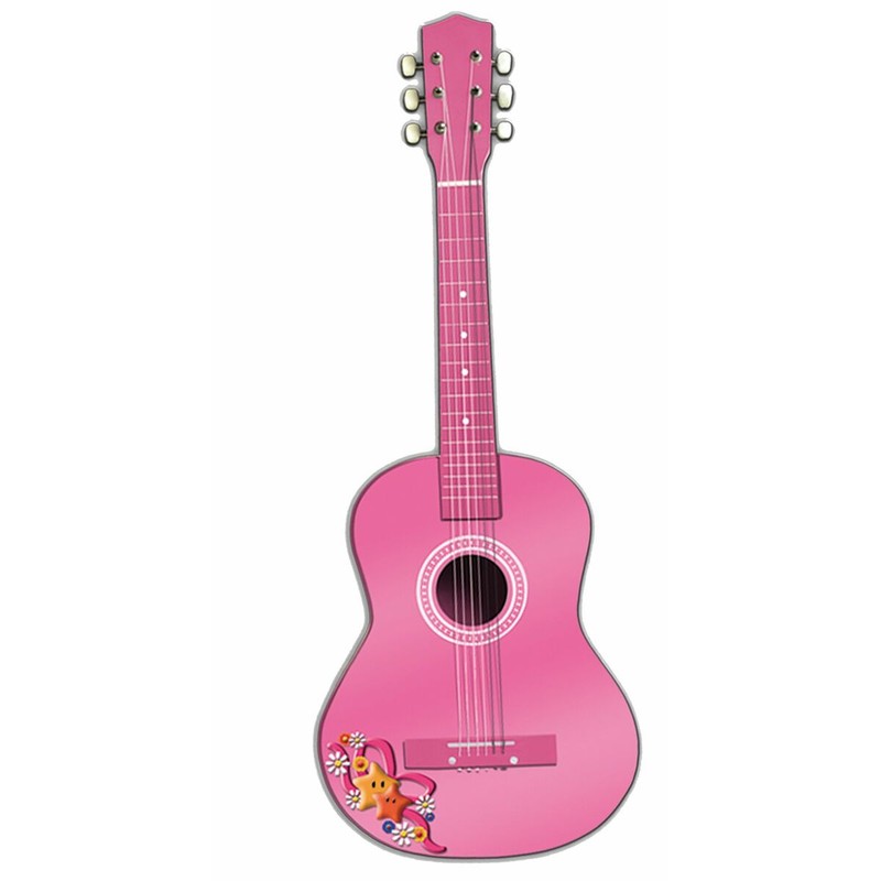 Juguetes Musicales Niños: Guitarra Infantil Reig REIG7066 Rosa - Compra online en MegaJuguetes