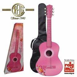 Juguetes Musicales Niños: Guitarra Infantil Reig REIG7066 Rosa - Compra online en MegaJuguetes 2