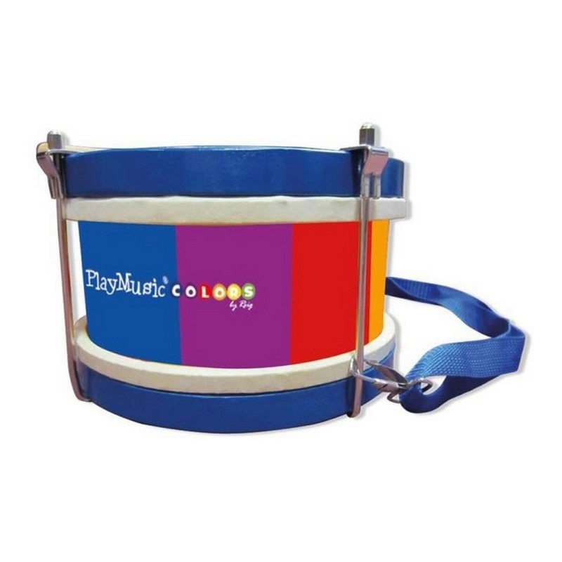Juguetes Musicales Niños - Tambor Reig Multicolor Madera