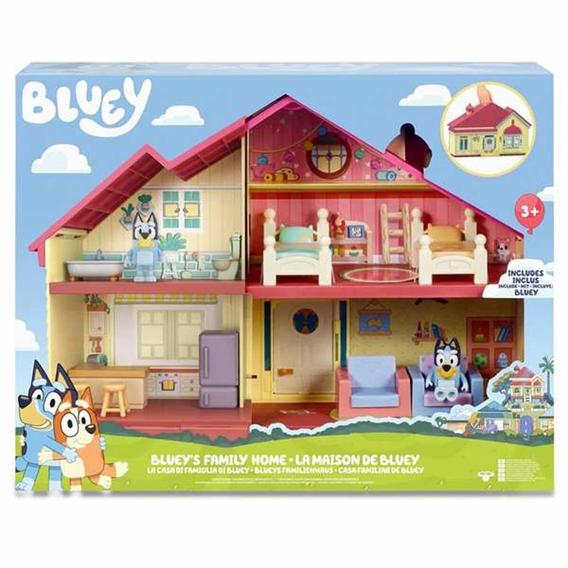 Muñecas Niñas: Playset Bluey Family Home - Hogar de Aventuras - Compra online en MegaJuguetes