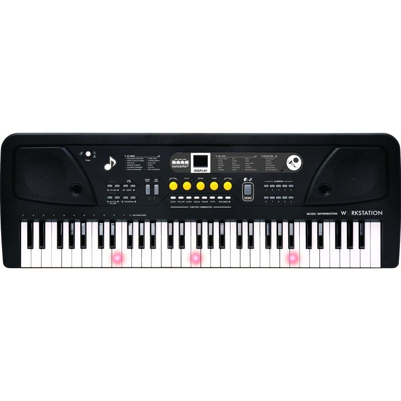 Juguetes Musicales Niños - Piano Electrónico Reig 8925 con Micrófono