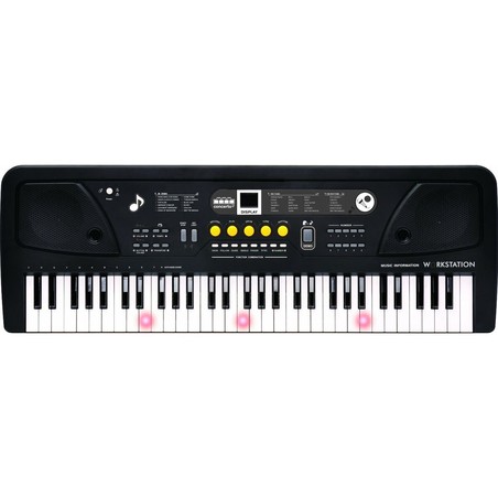 Juguetes Musicales Niños - Piano Electrónico Reig 8925 con Micrófono
