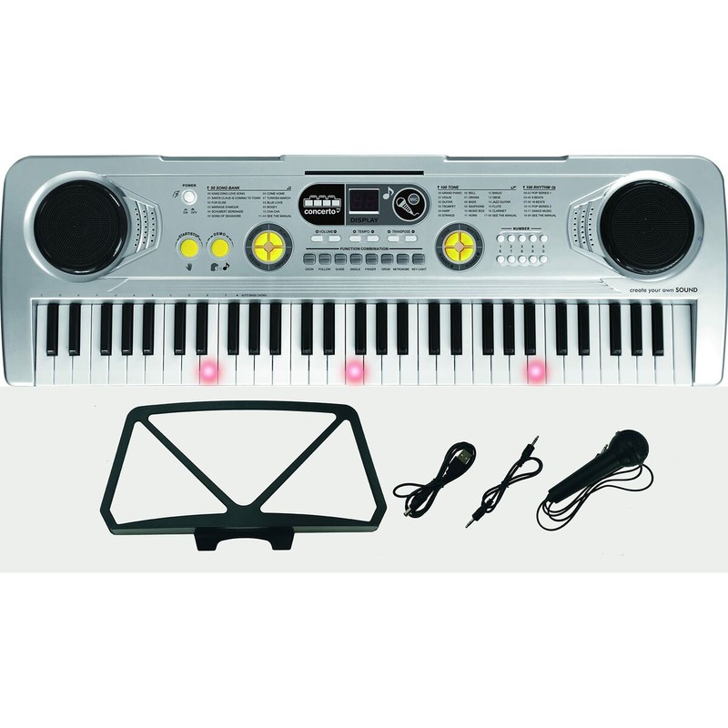 Juguetes Musicales Niños: Piano Electrónico Reig con Micrófono